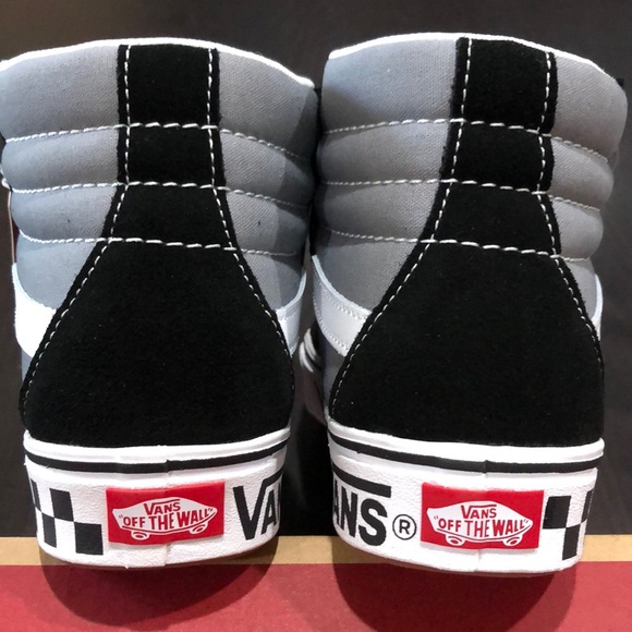 Vans Comfycush Sk8-Hi Tape Mix Black Frost Gray - Picture 2 of 6